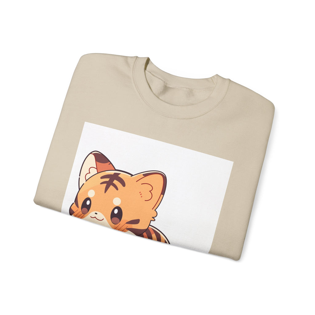 Cute Kawaii Tiger Crewneck Sweatshirt