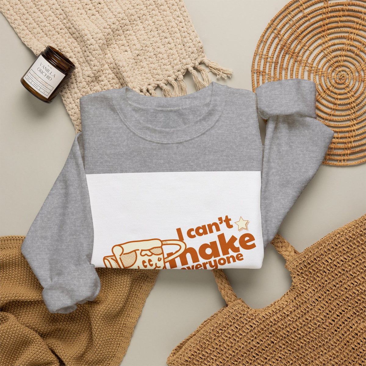 Pizza Graphic Sweatshirt — "I Can't Make Everyone Pizza" Retro Chef Pullover