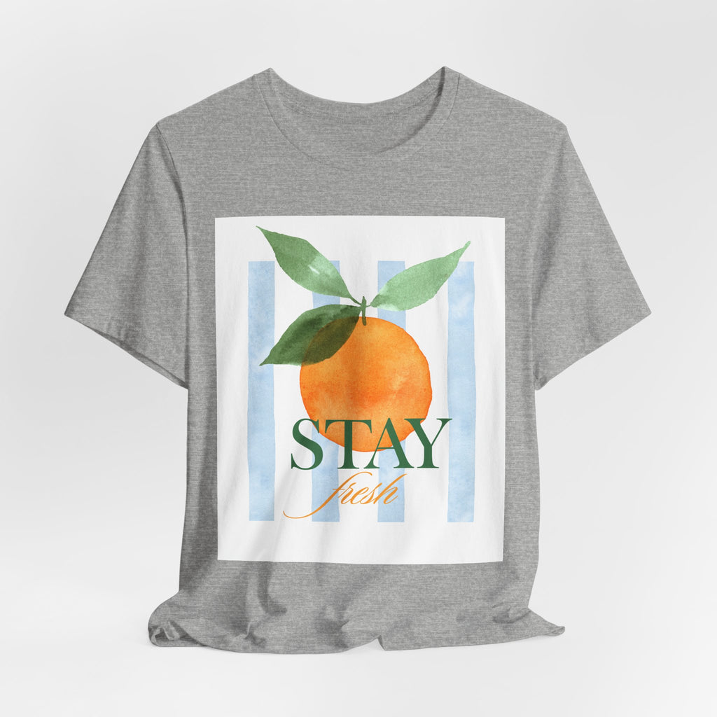Stay Fresh Orange Tee — Summer Fruit Graphic T-Shirt