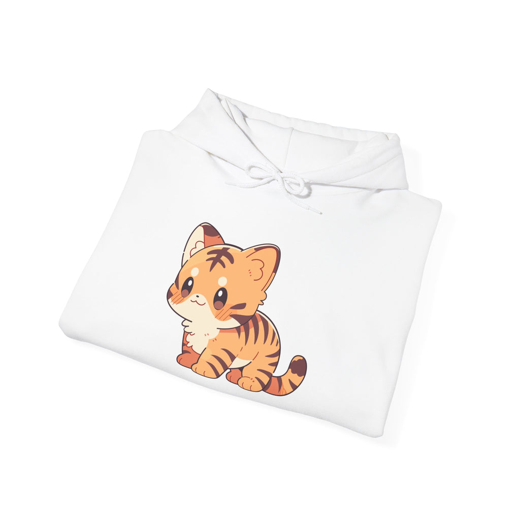 Cute Kawaii Tiger Hoodie – Adorable Cartoon Baby Tiger Sweatshirt