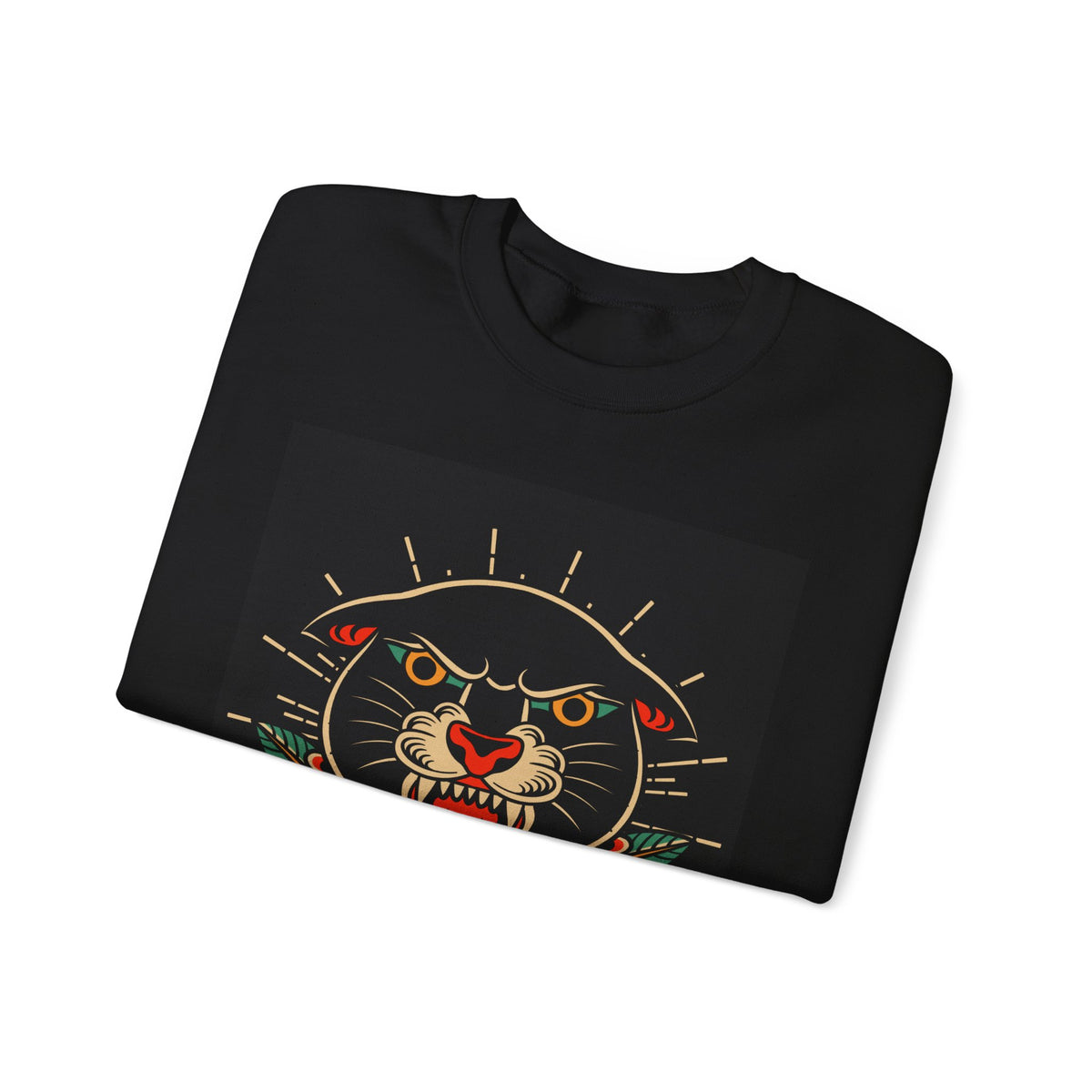 Panther & Roses Crewneck Sweatshirt