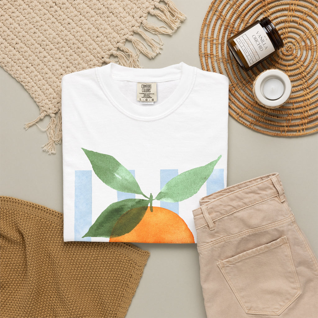 Stay Fresh Orange Graphic T-Shirt