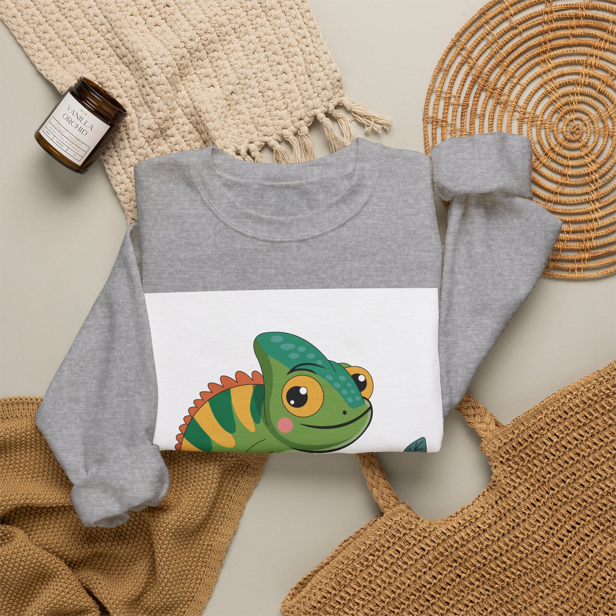 Charming Chameleon Crewneck Sweatshirt