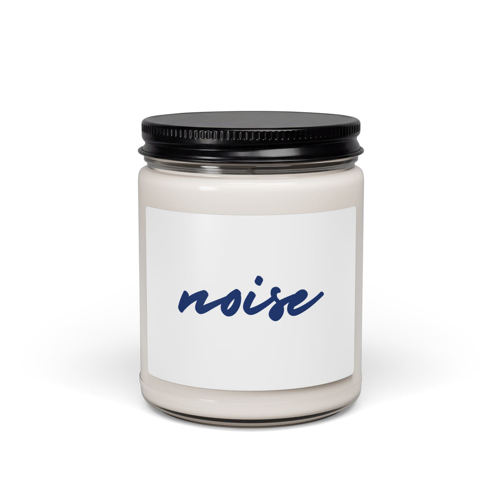 Noise Scented Soy Candle — 9oz Minimalist Jar Candle for Calm, Focus & Modern Home Décor