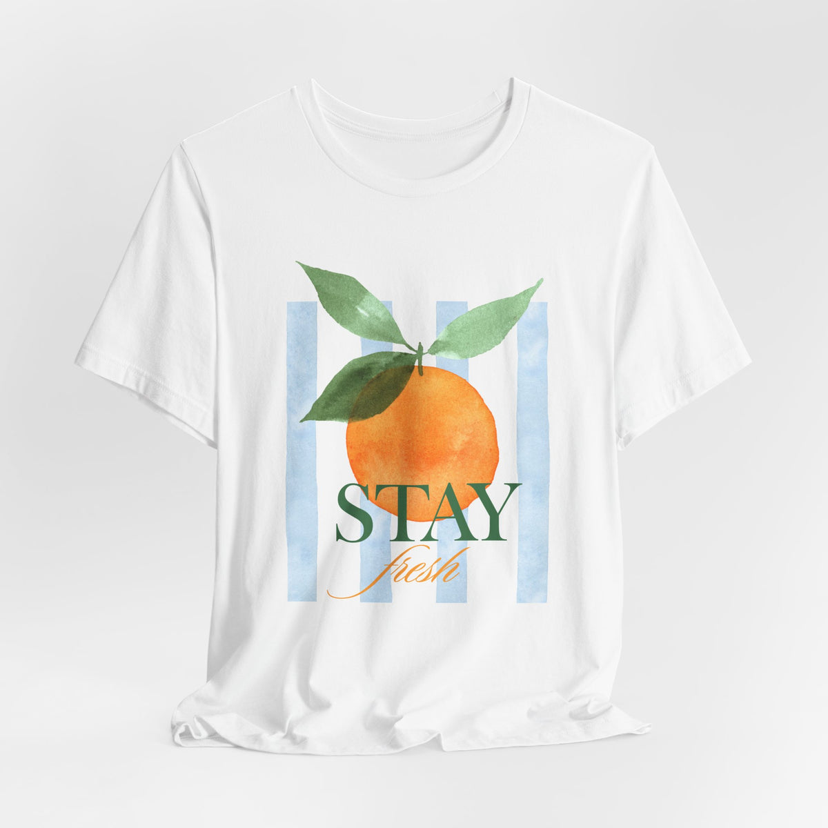 Stay Fresh Orange Tee — Summer Fruit Graphic T-Shirt
