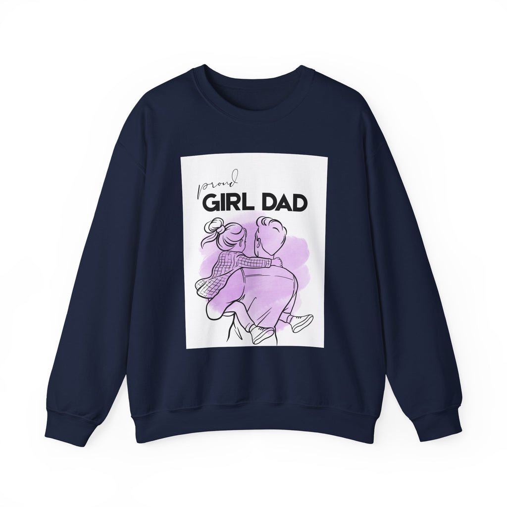 Proud Girl Dad Crewneck Sweatshirt