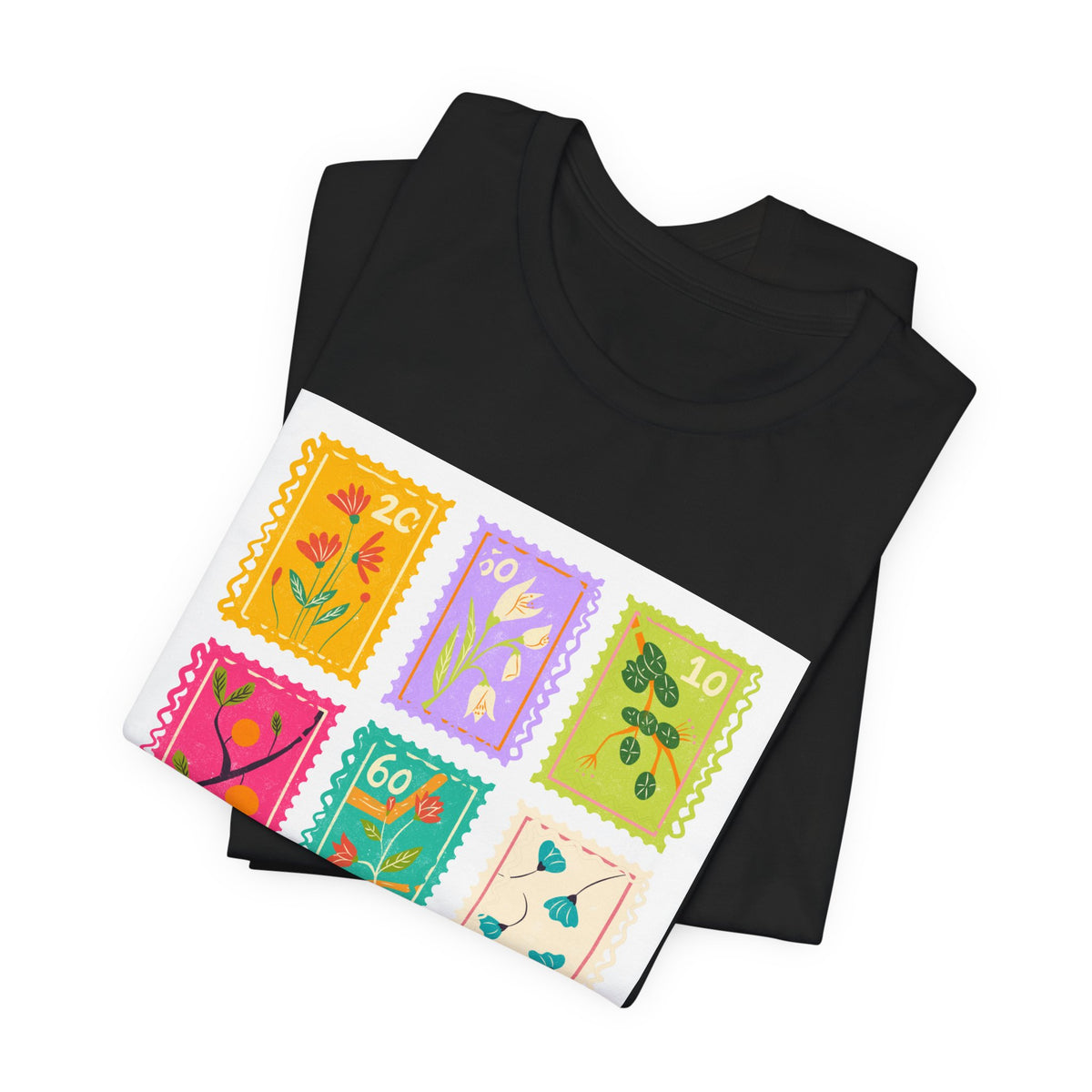 Floral Stamp Collage Tee