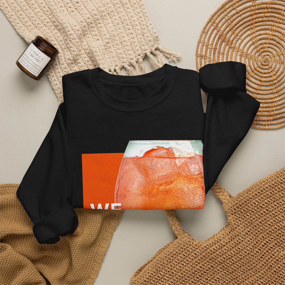 Sweatshirt — 'We Sparkled' Cocktail Graphic Crewneck
