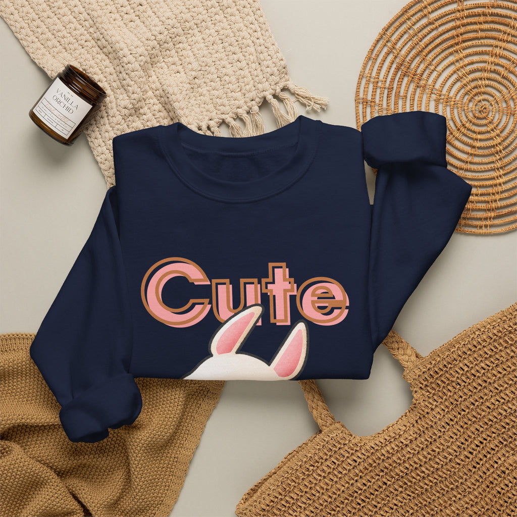 Cute Bunny & Bear Crewneck Sweatshirt