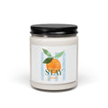 Stay Calm Orange Scented Soy Candle — 9oz Citrus Aromatherapy Jar