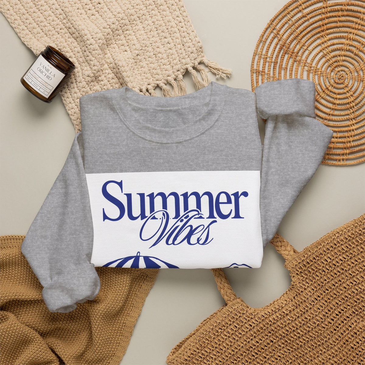 Summer Vibes Crewneck Sweatshirt
