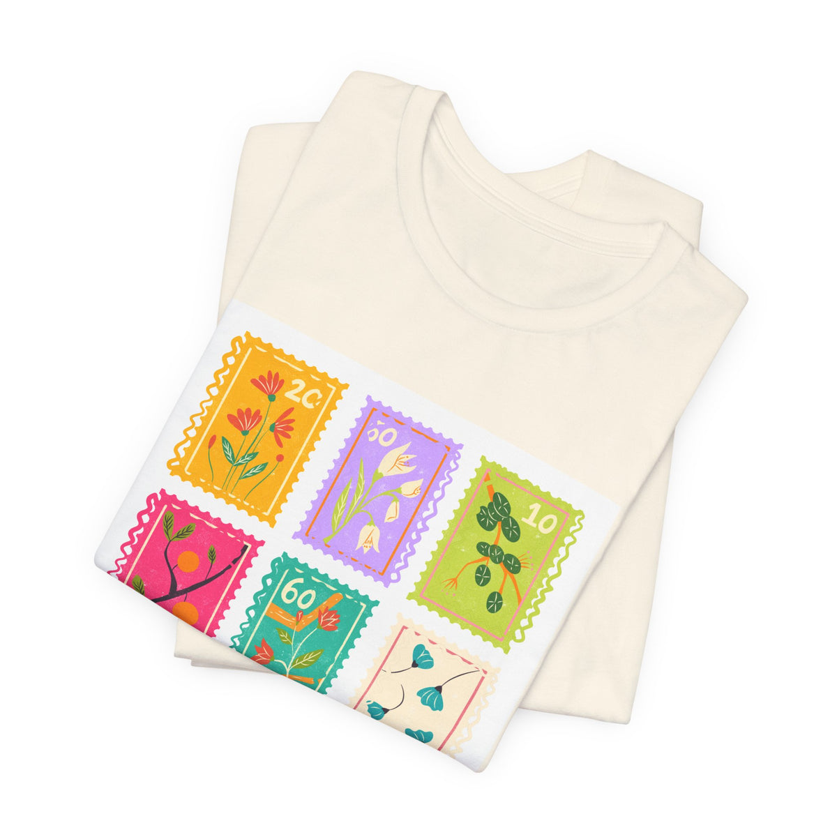 Floral Stamp Collage Tee