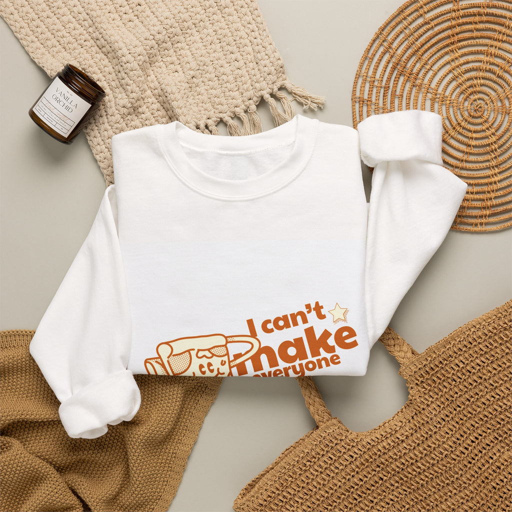 Pizza Graphic Sweatshirt — "I Can't Make Everyone Pizza" Retro Chef Pullover