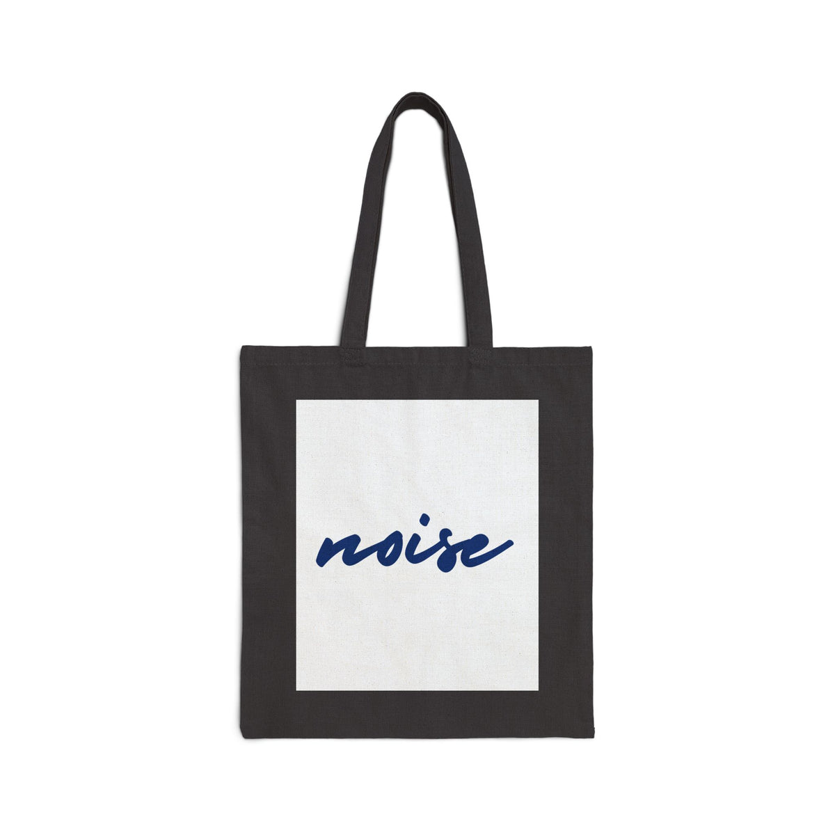 Tote — Minimal 'noise' Script Canvas Tote Bag