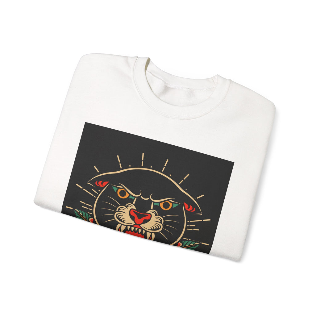 Panther & Roses Crewneck Sweatshirt