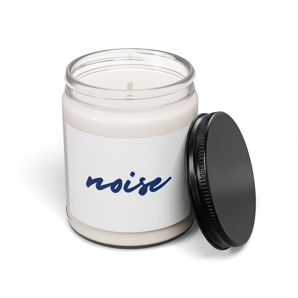 Noise Scented Soy Candle — 9oz Minimalist Jar Candle for Calm, Focus & Modern Home Décor