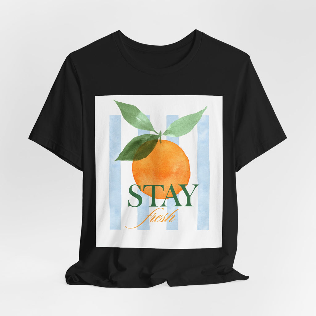 Stay Fresh Orange Tee — Summer Fruit Graphic T-Shirt