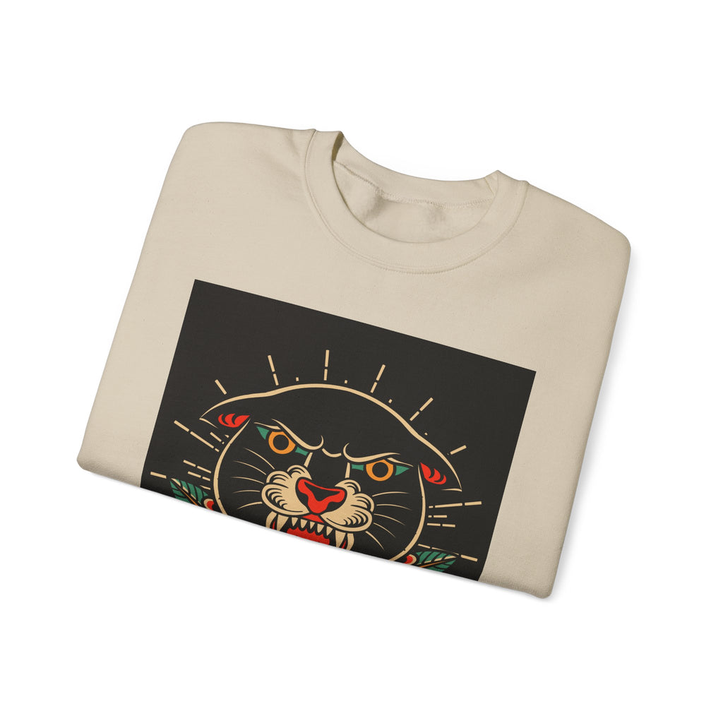 Panther & Roses Crewneck Sweatshirt