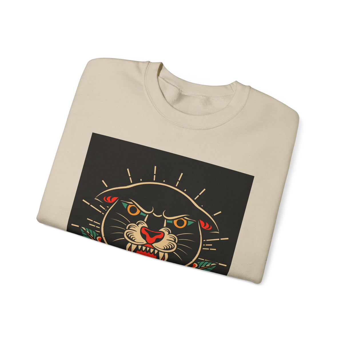 Panther & Roses Crewneck Sweatshirt