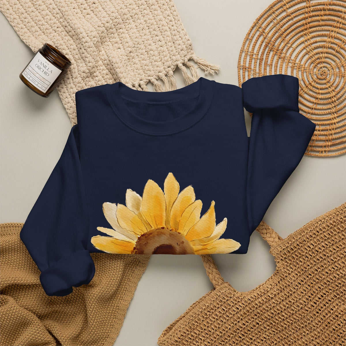 Bloom Sunflower Crewneck Sweatshirt