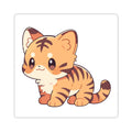 Cute Kawaii Tiger Kitten Sticker - Kiss-Cut Vinyl Decal for Laptops & Scrapbooks