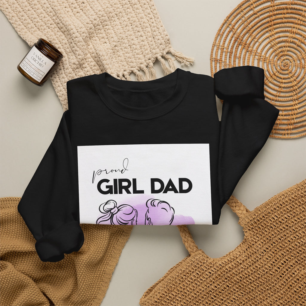 Proud Girl Dad Crewneck Sweatshirt
