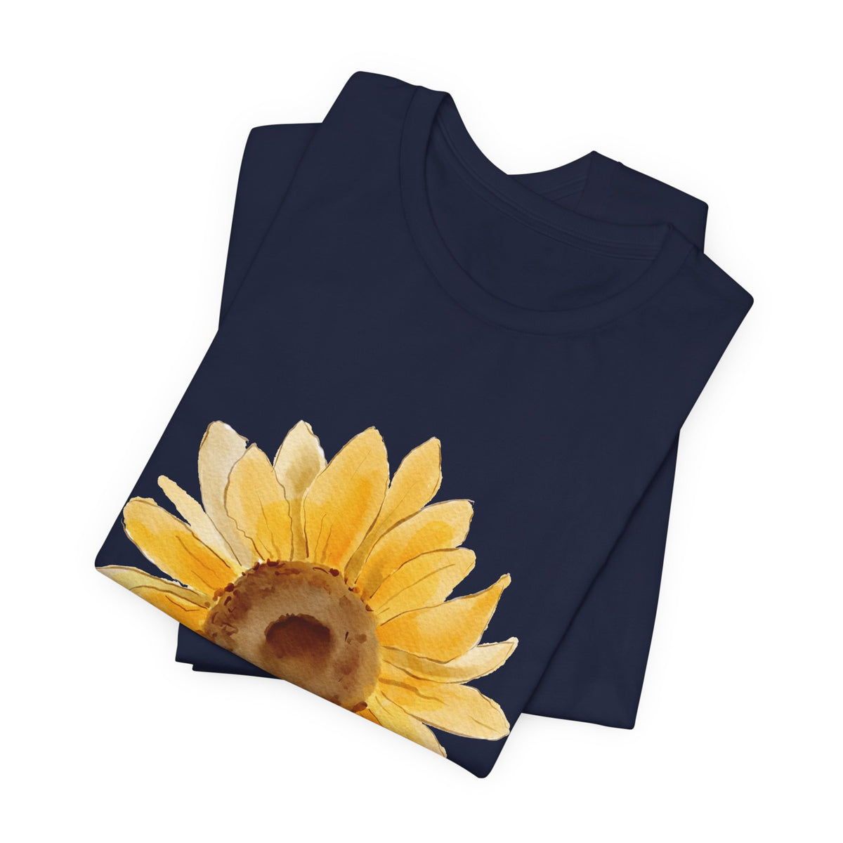 Bloom Sunflower T-Shirt — Floral 'BLOOM' Graphic Tee