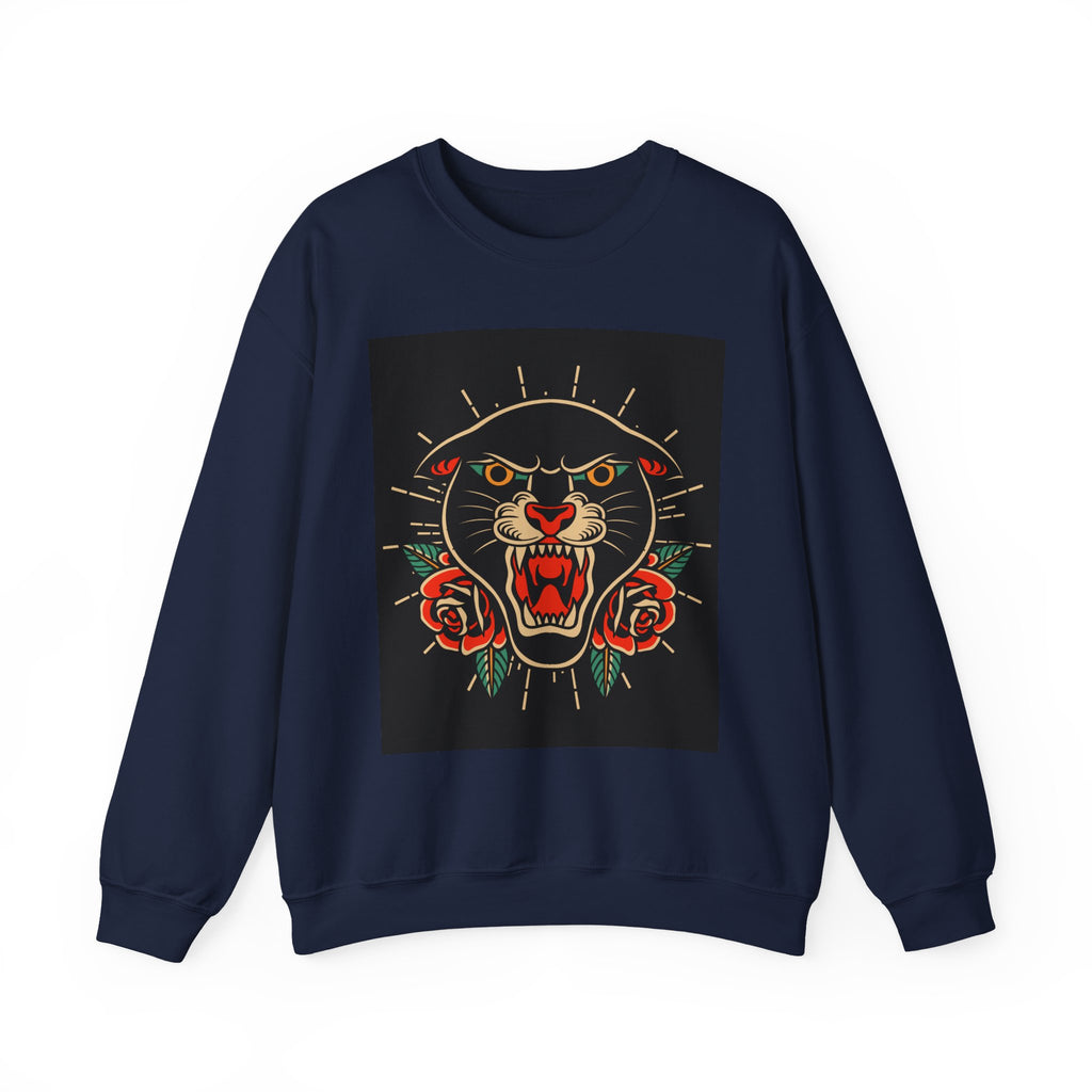 Panther & Roses Crewneck Sweatshirt