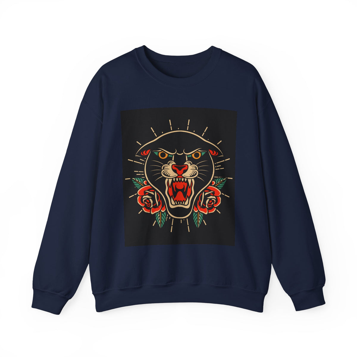 Panther & Roses Crewneck Sweatshirt