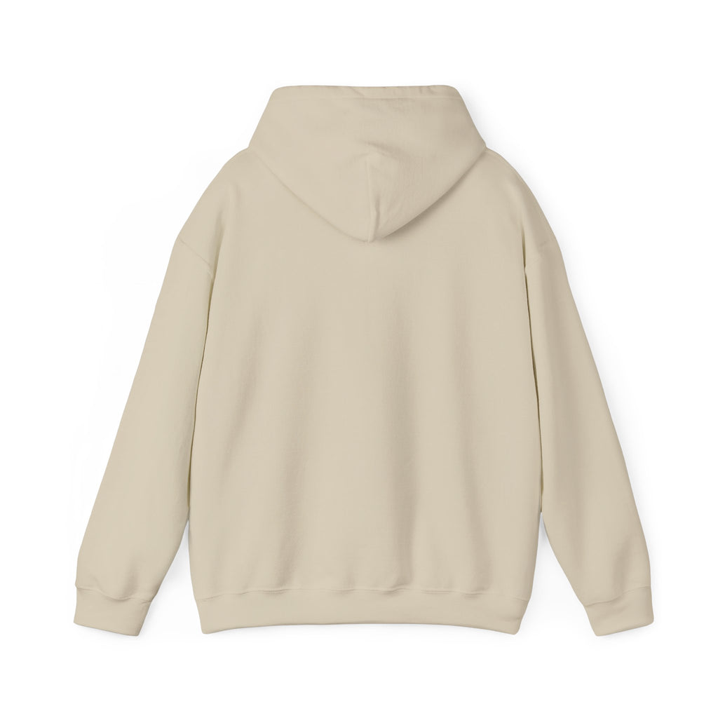Noise Script Hoodie — Minimalist White Pullover with Handwritten ‘noise’