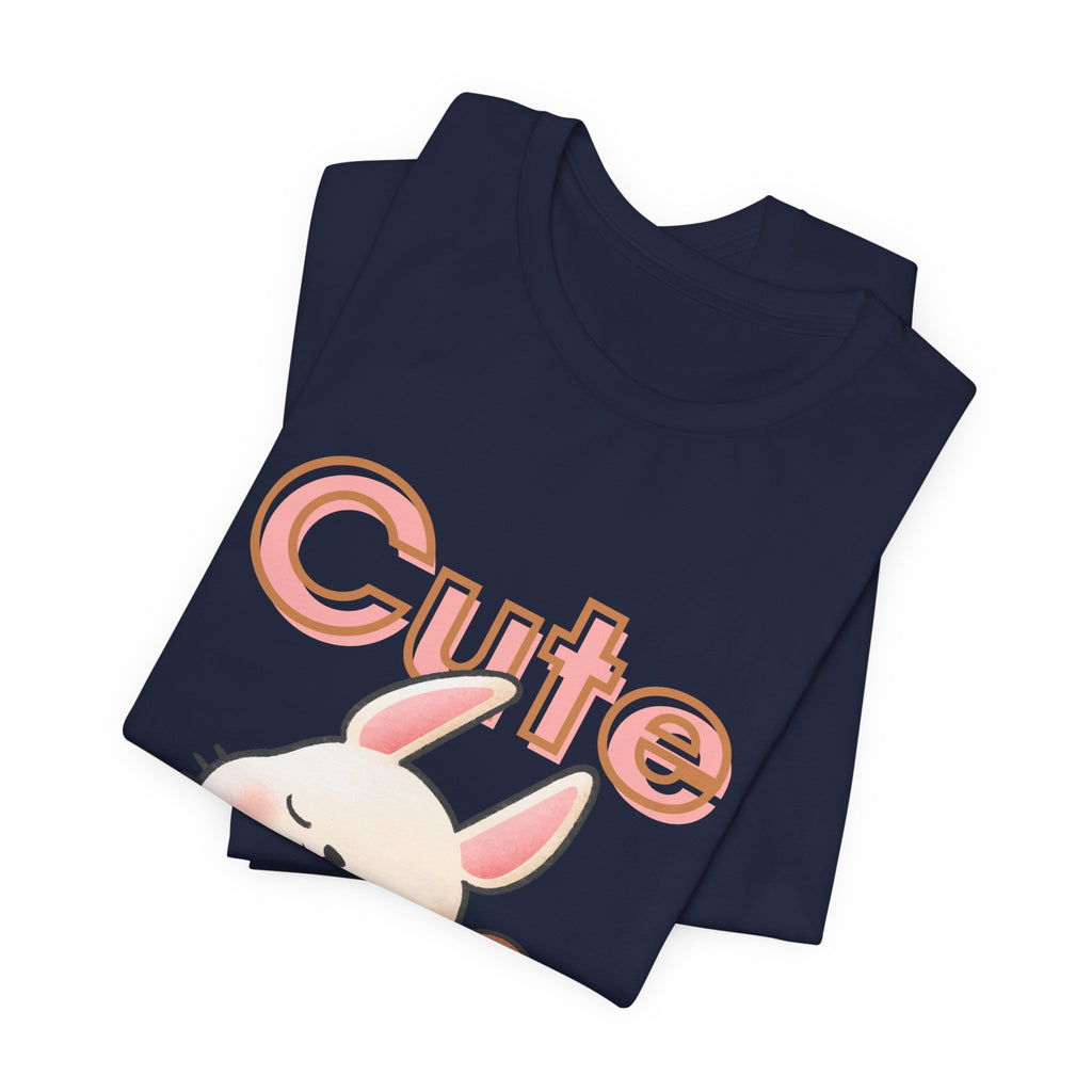Cute Bunny & Bear Tee — "Cute" Graphic T-Shirt