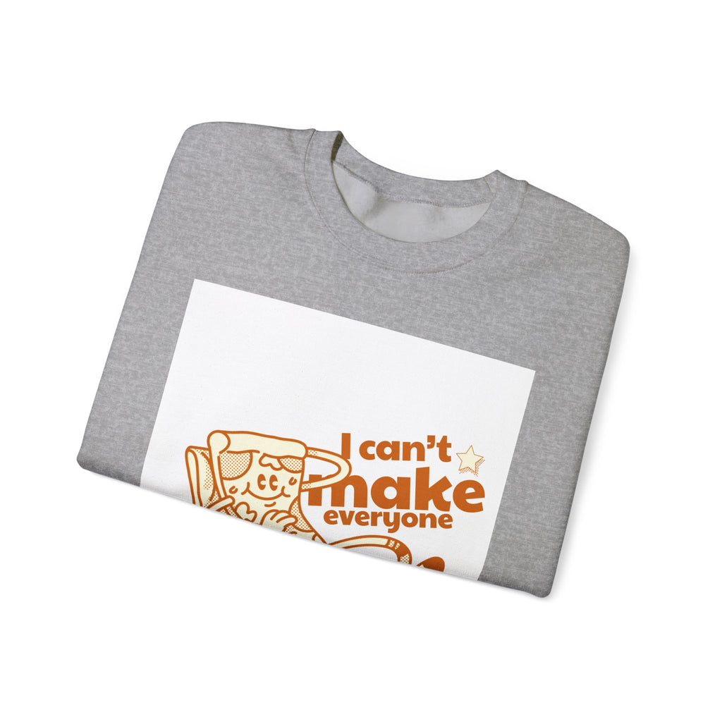 Pizza Graphic Sweatshirt — "I Can't Make Everyone Pizza" Retro Chef Pullover