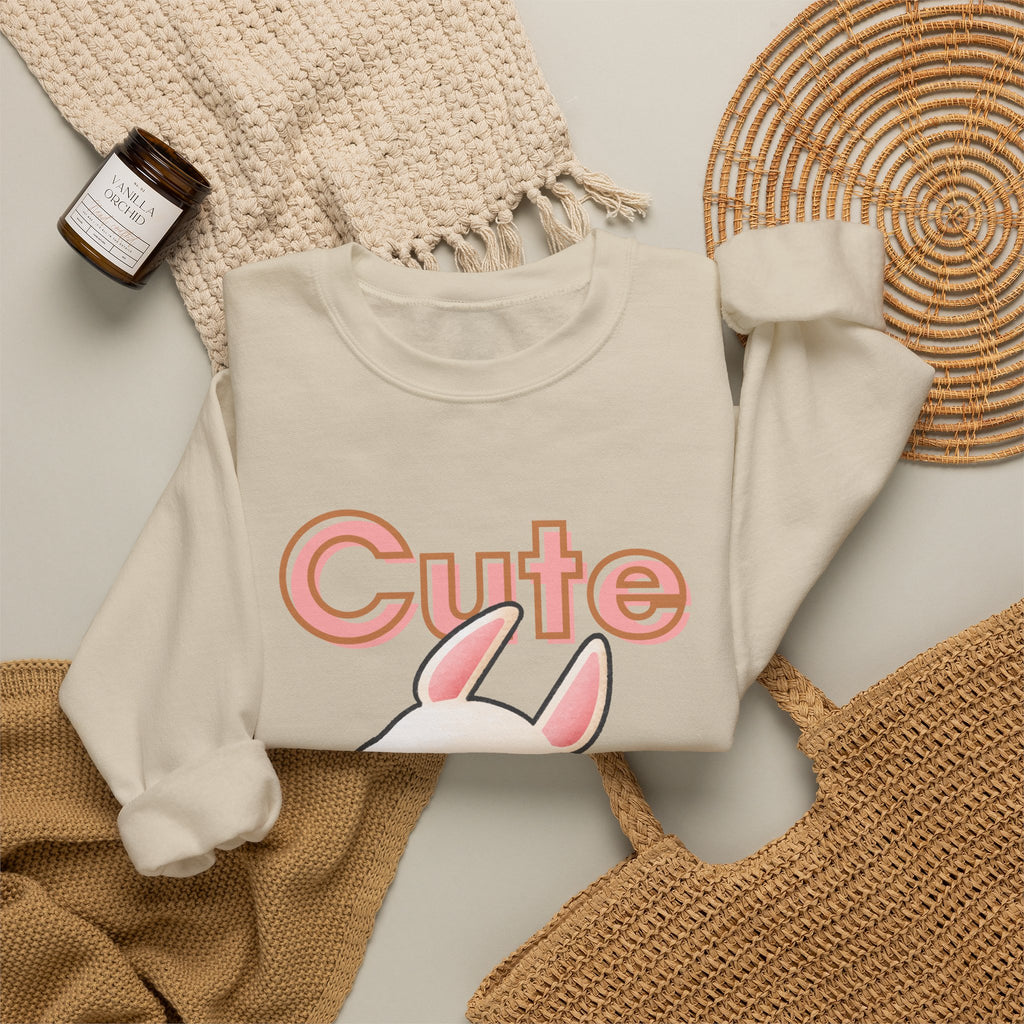 Cute Bunny & Bear Crewneck Sweatshirt