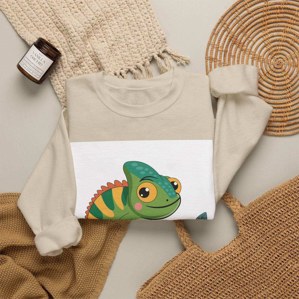 Charming Chameleon Crewneck Sweatshirt