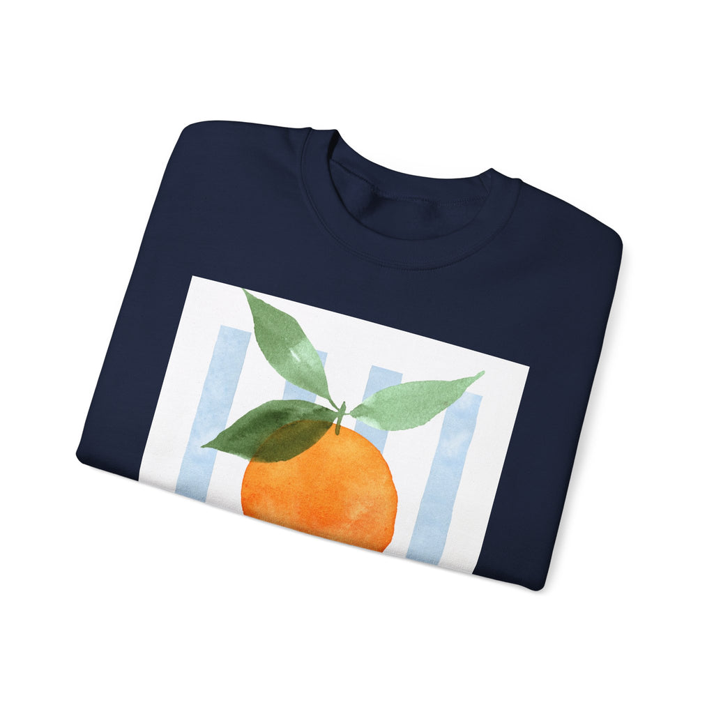 Stay Fresh Orange Crewneck Sweatshirt