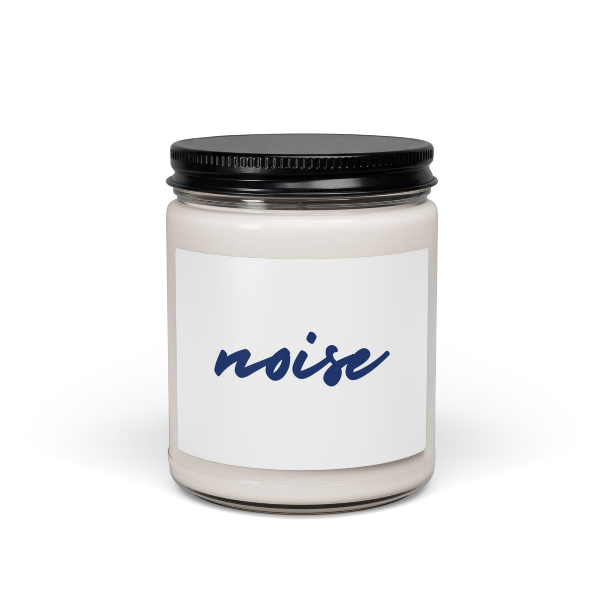 Noise Scented Soy Candle — 9oz Minimalist Jar Candle for Calm, Focus & Modern Home Décor