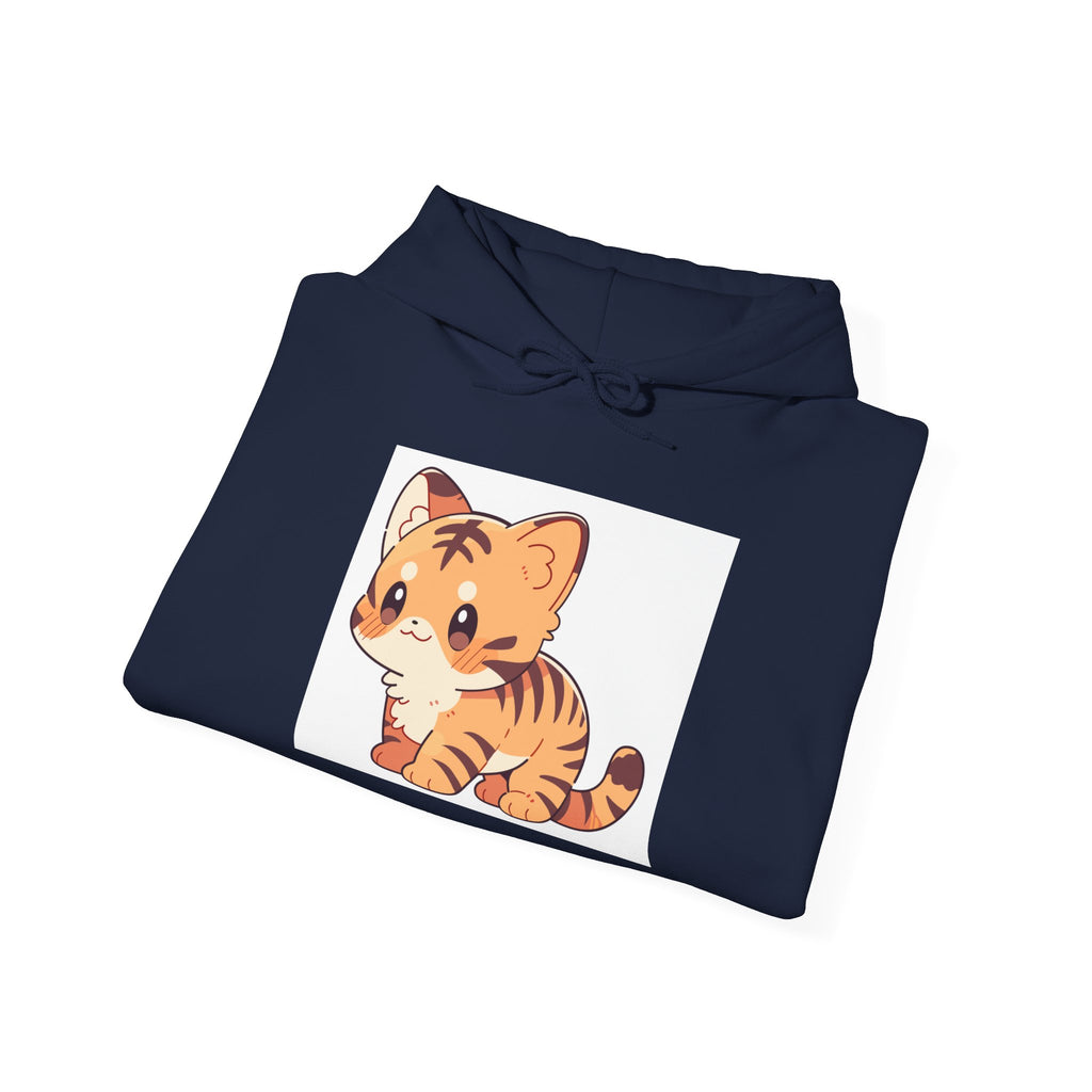Cute Kawaii Tiger Hoodie – Adorable Cartoon Baby Tiger Sweatshirt