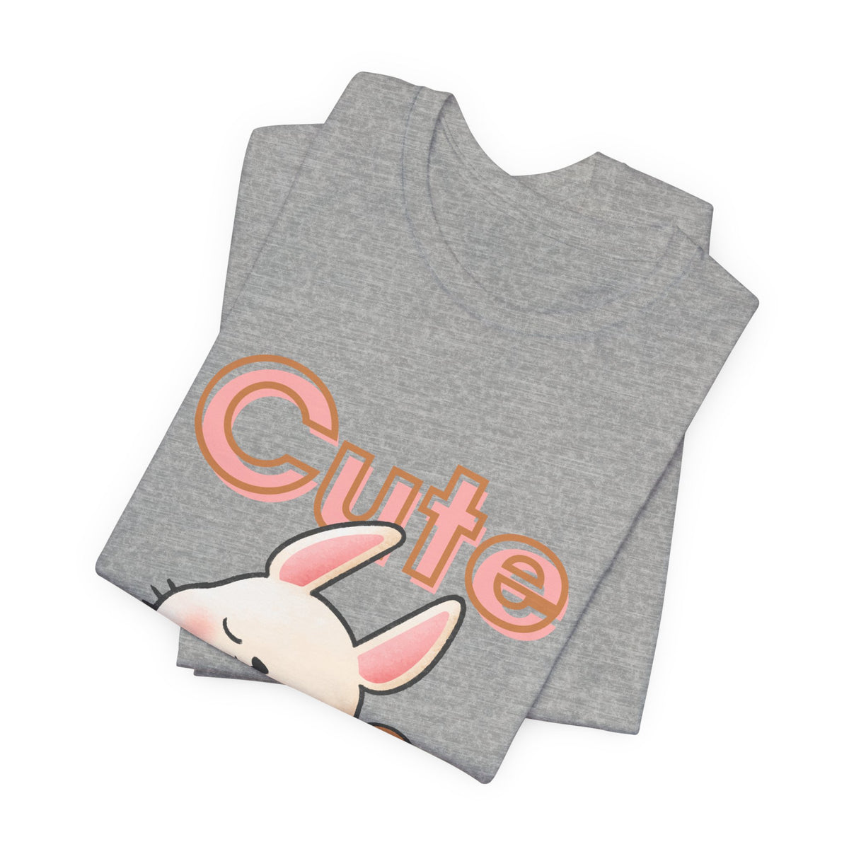 Cute Bunny & Bear Tee — "Cute" Graphic T-Shirt