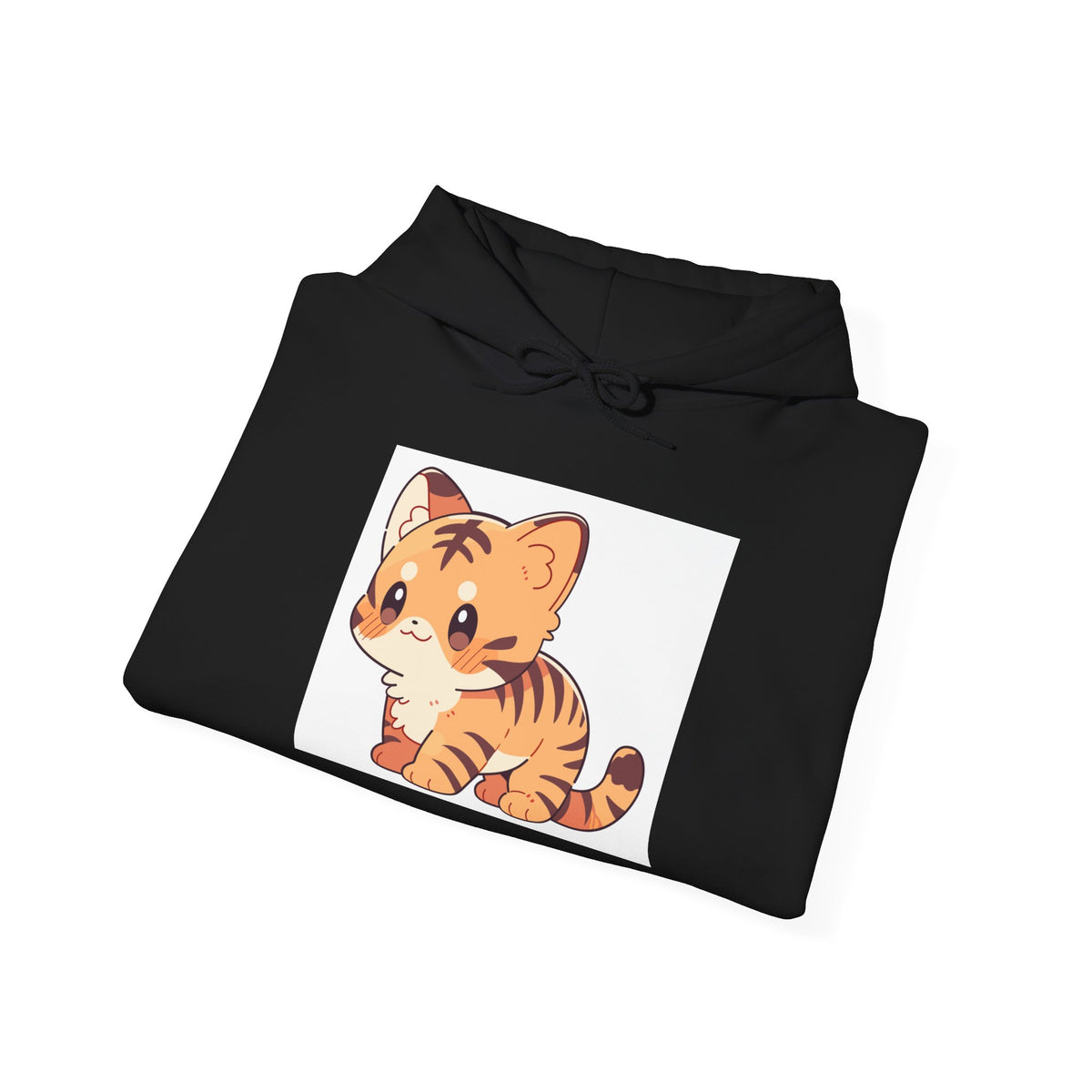 Cute Kawaii Tiger Hoodie – Adorable Cartoon Baby Tiger Sweatshirt