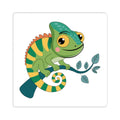 Cute Chameleon Kiss-Cut Sticker — Colorful Tropical Lizard Decal for Laptops, Water Bottles & Scrapbooks