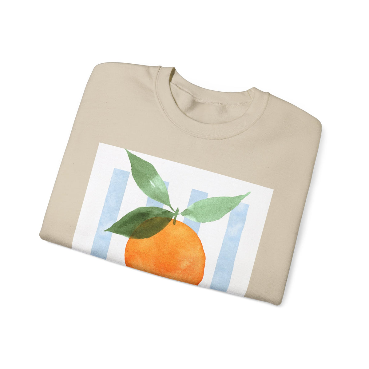 Stay Fresh Orange Crewneck Sweatshirt