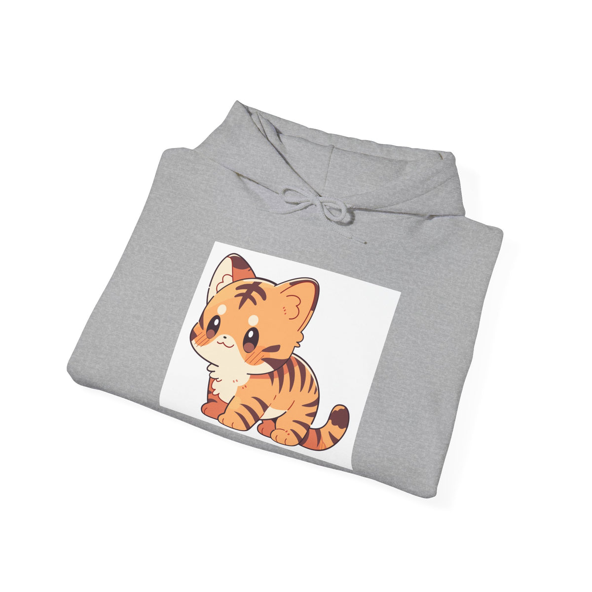 Cute Kawaii Tiger Hoodie – Adorable Cartoon Baby Tiger Sweatshirt