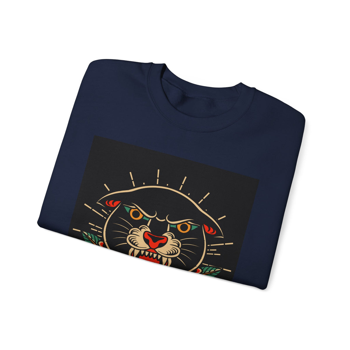 Panther & Roses Crewneck Sweatshirt