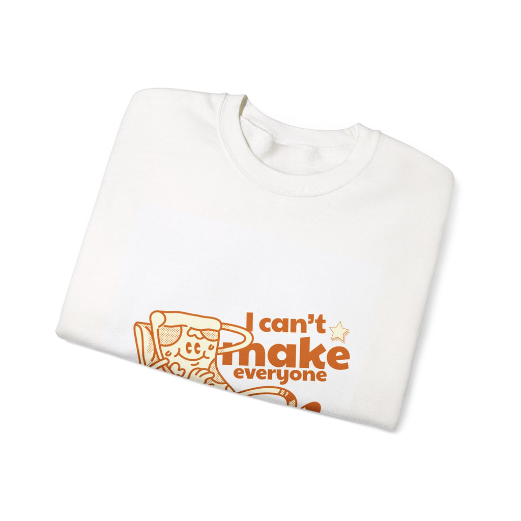 Pizza Graphic Sweatshirt — "I Can't Make Everyone Pizza" Retro Chef Pullover