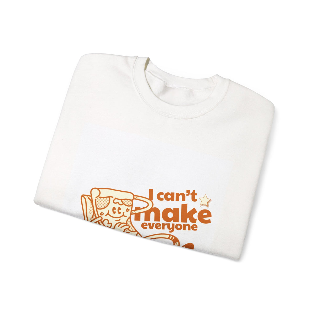 Pizza Graphic Sweatshirt — "I Can't Make Everyone Pizza" Retro Chef Pullover