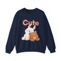 Cute Bunny & Bear Crewneck Sweatshirt