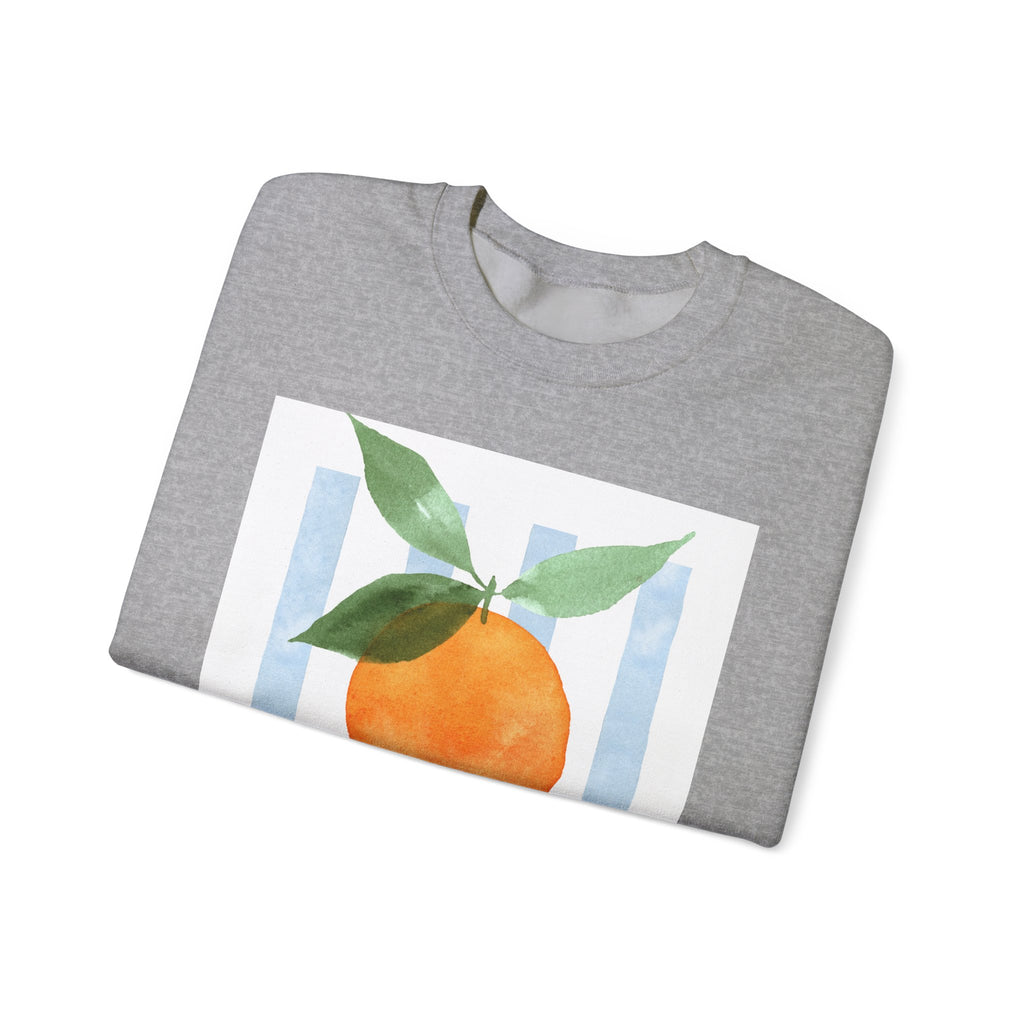 Stay Fresh Orange Crewneck Sweatshirt