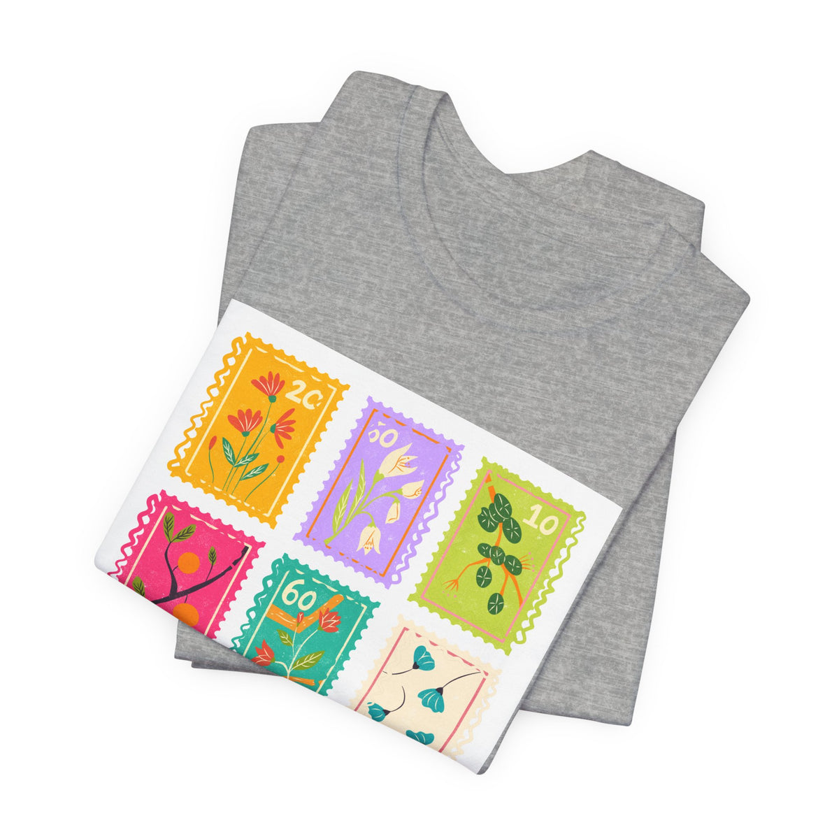 Floral Stamp Collage Tee