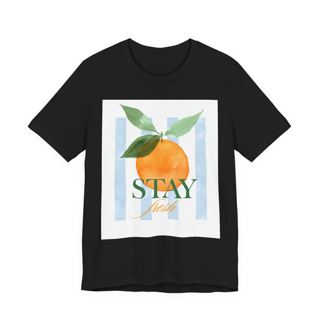 Stay Fresh Orange Tee — Summer Fruit Graphic T-Shirt