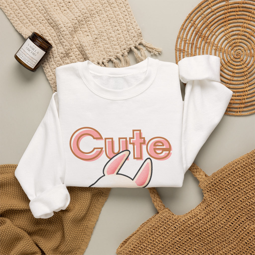 Cute Bunny & Bear Crewneck Sweatshirt